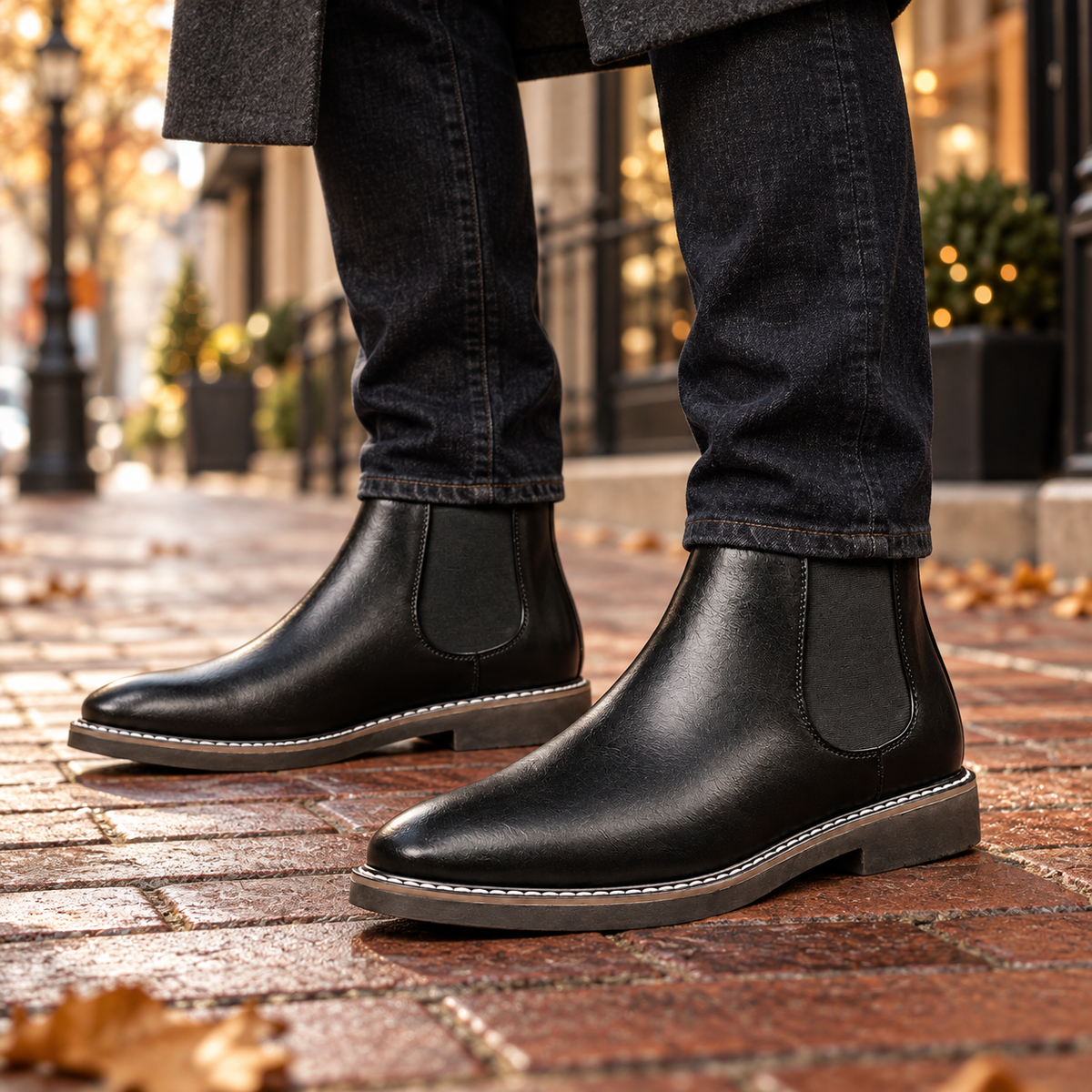 Everett Leather Chelsea Boots