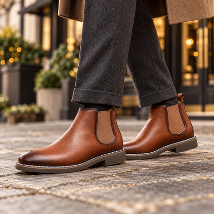 Everett Leather Chelsea Boots