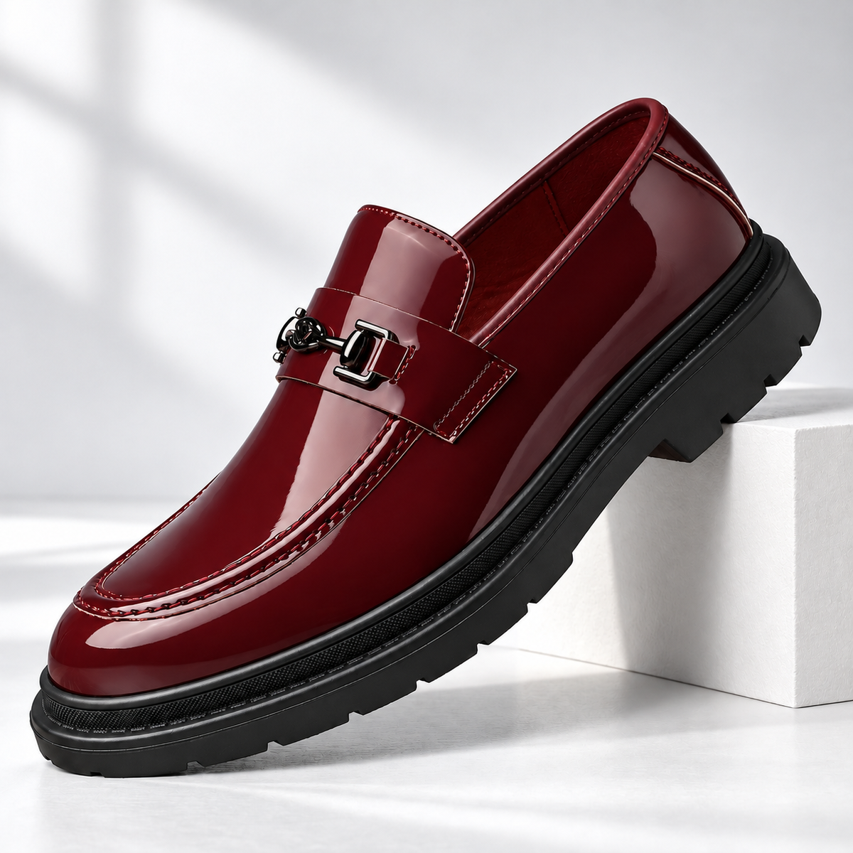 Hayes Leather Lug Sole Loafers