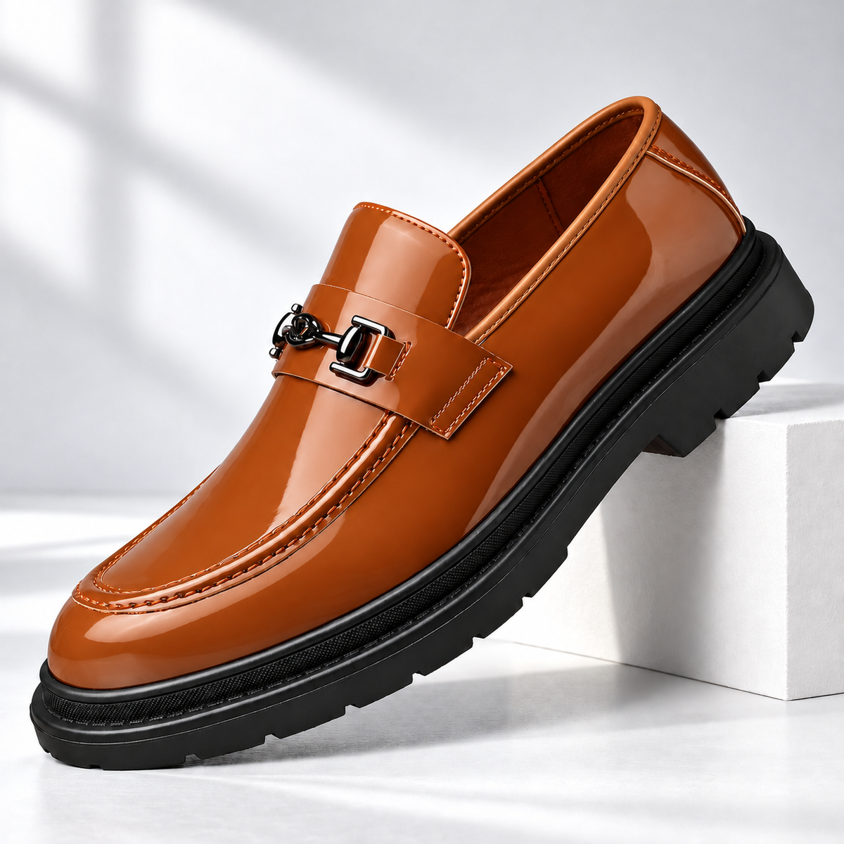 Hayes Leather Lug Sole Loafers