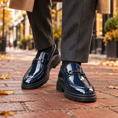 Hayes Leather Lug Sole Loafers