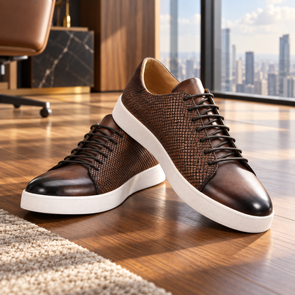 Redford Genuine Leather Sneakers