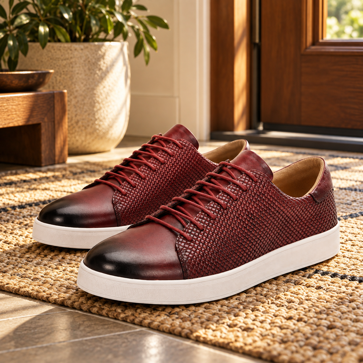 Redford Genuine Leather Sneakers