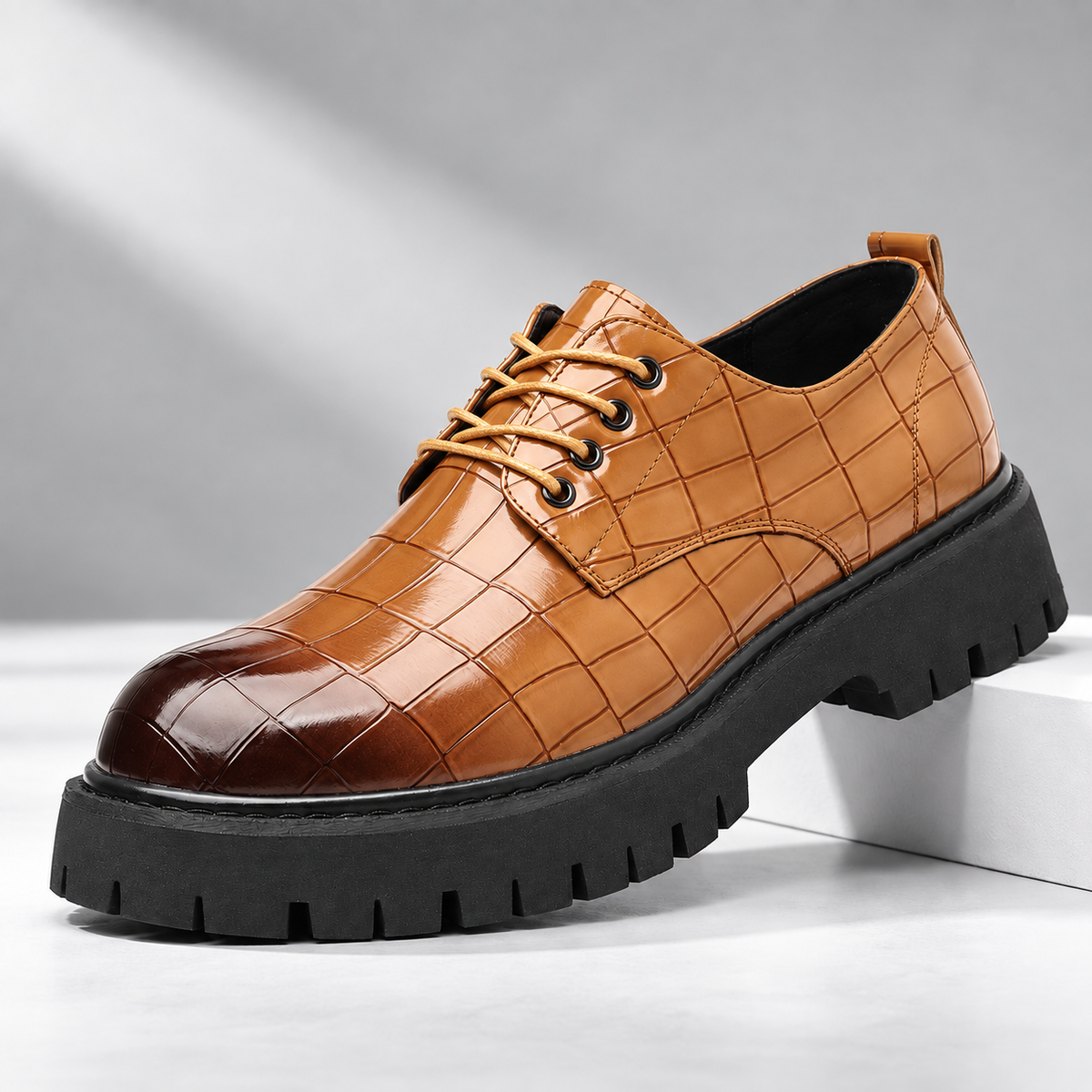 Hayes Leather Lug Sole Shoes