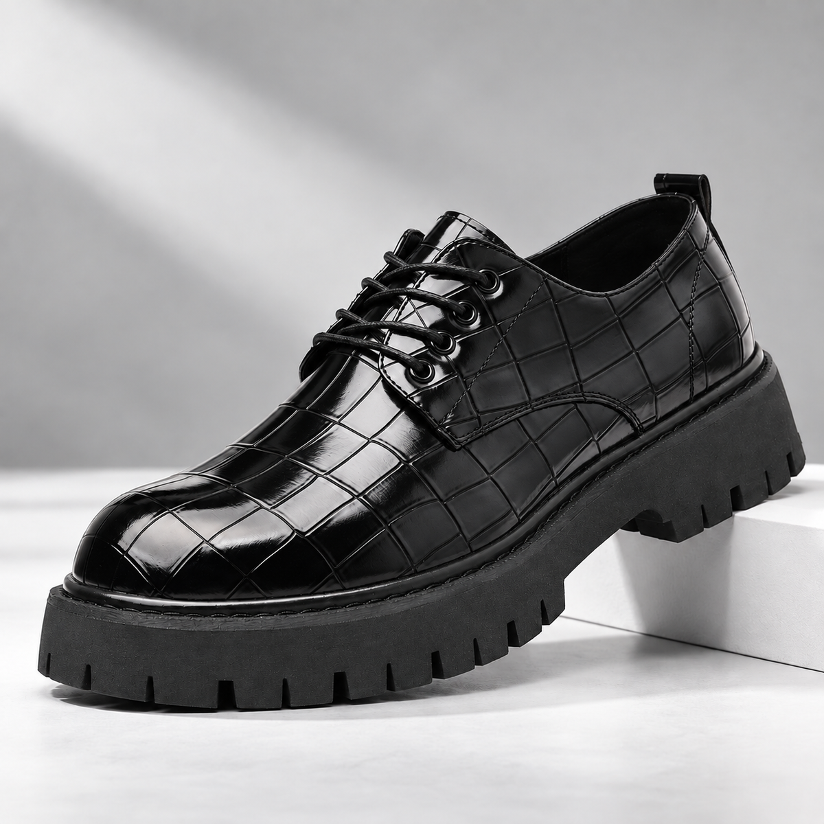 Hayes Leather Lug Sole Shoes