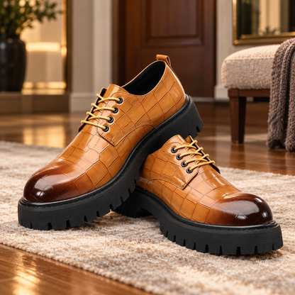 Hayes Leather Lug Sole Shoes