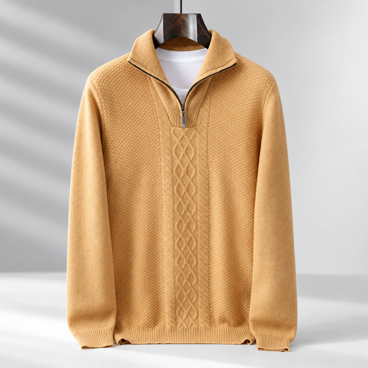 Everett Merino Wool Quarter Zip