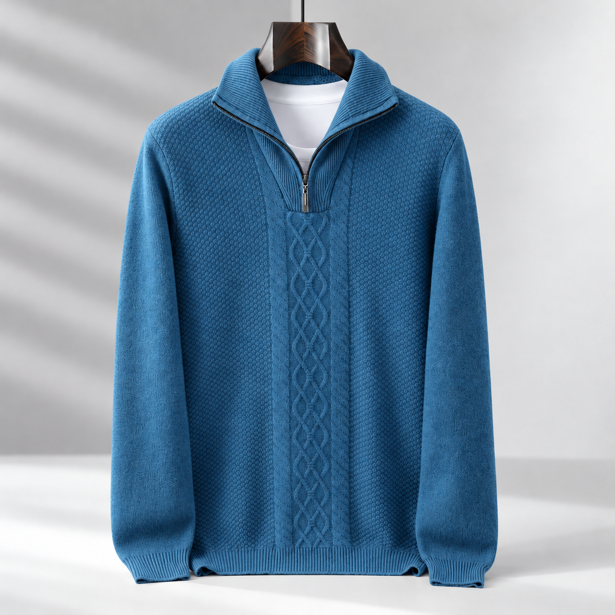 Everett Merino Wool Quarter Zip