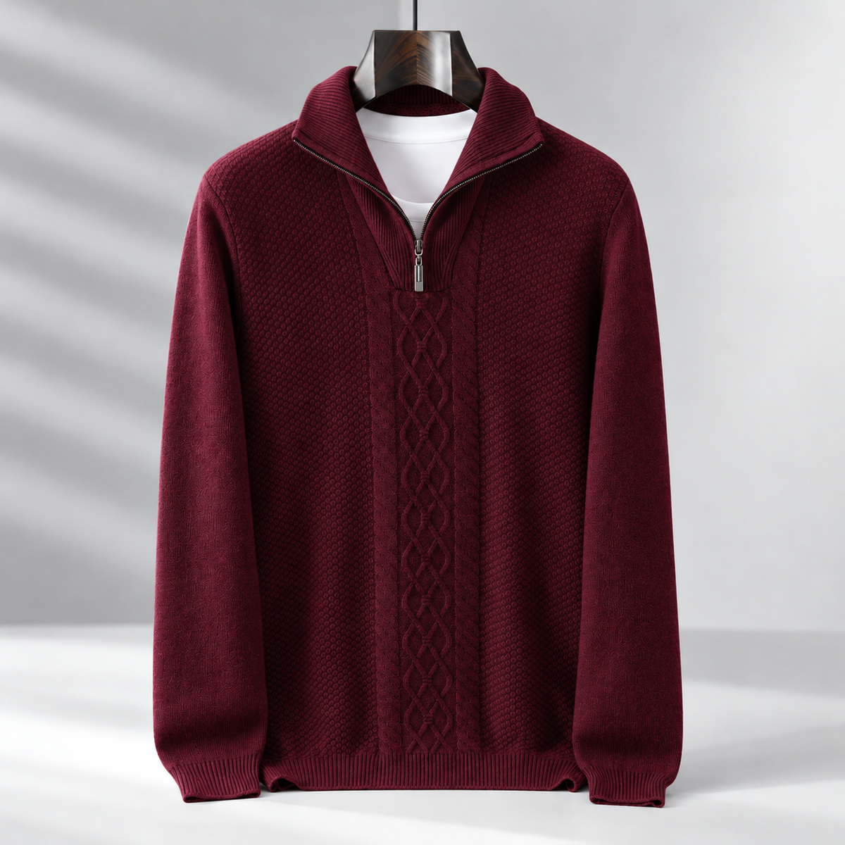 Everett Merino Wool Quarter Zip