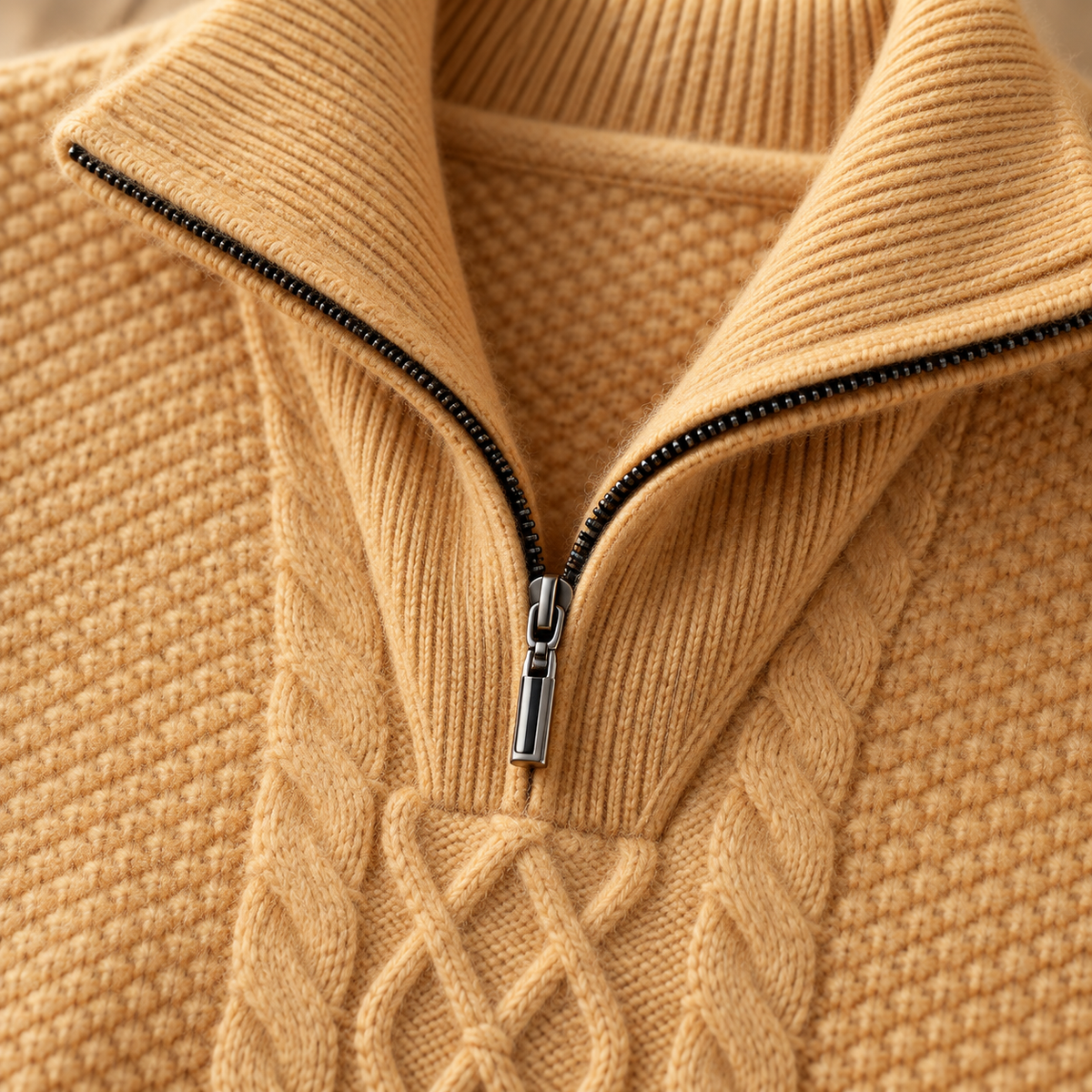 Everett Merino Wool Quarter Zip