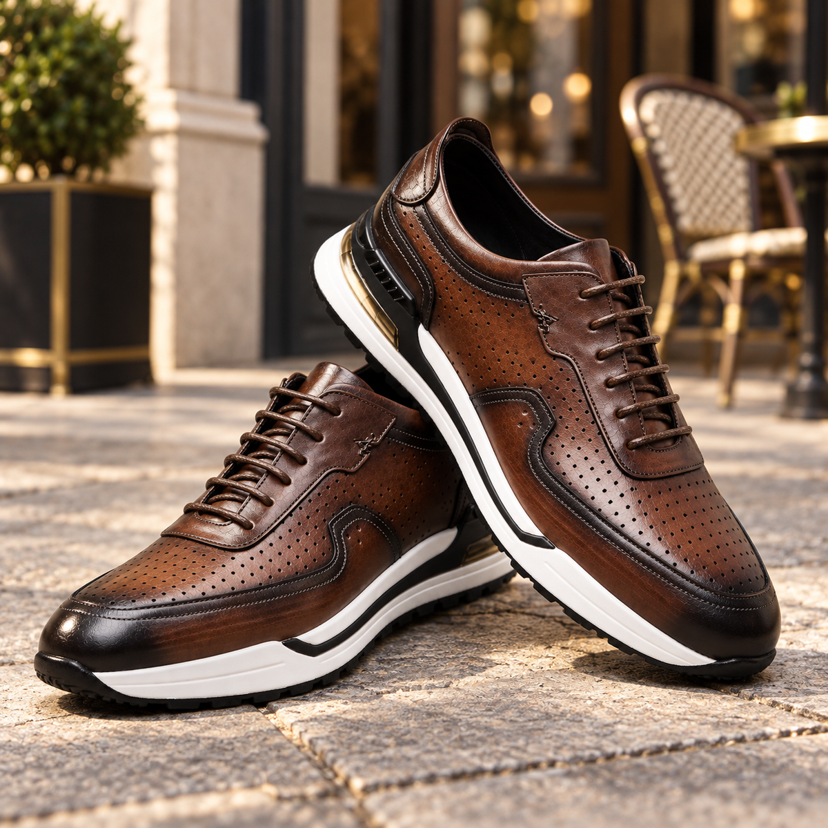 Montaro Genuine Leather Sneakers
