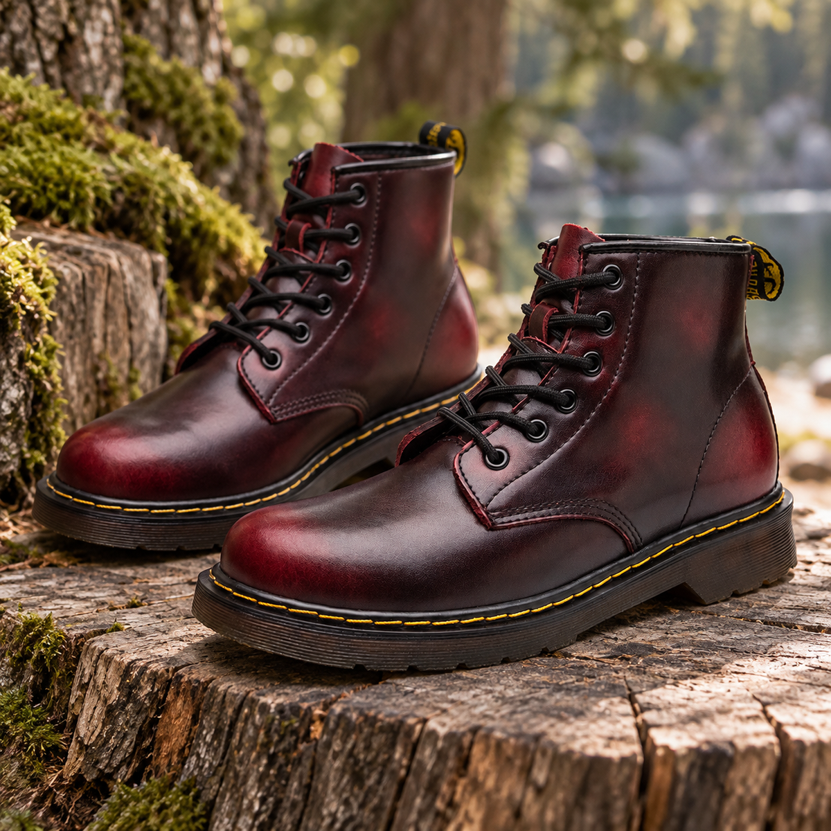Weston Leather Lace-Up Boots