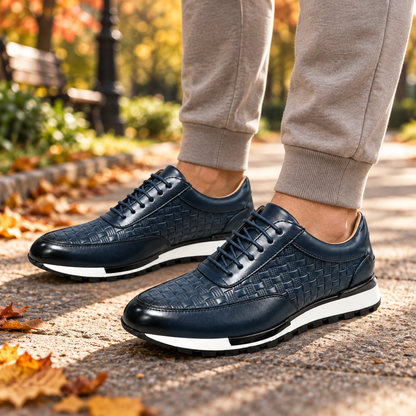 Calder Genuine Leather Sneakers