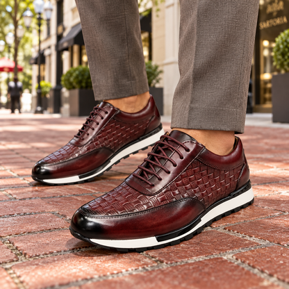 Calder Genuine Leather Sneakers