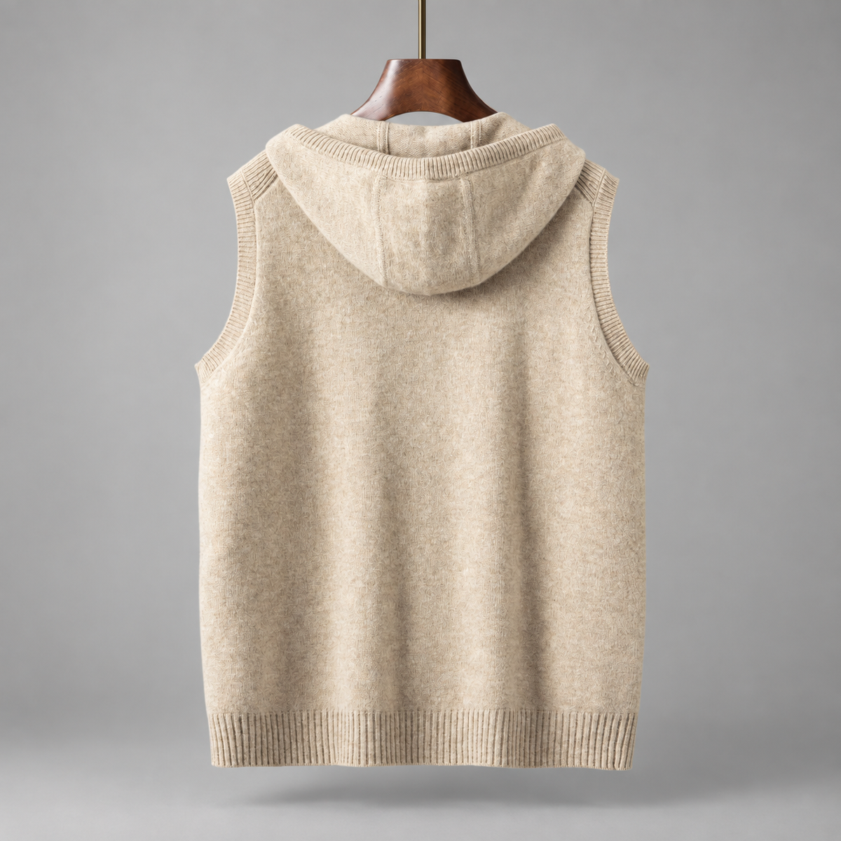 Everett Merino Wool Hooded Vest