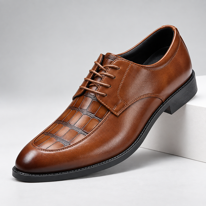 Hayes Leather Croc Shoes