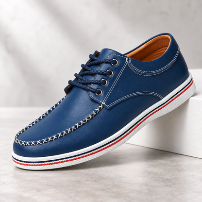Alton Leather Moc Toe Shoes