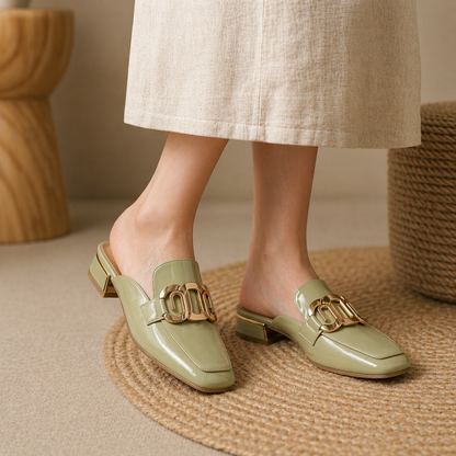 Auremont Leather Mules