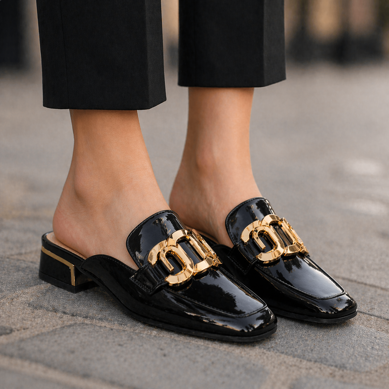 Auremont Leather Mules