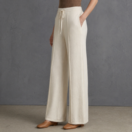 Lucia Cashmere Drawstring Pants