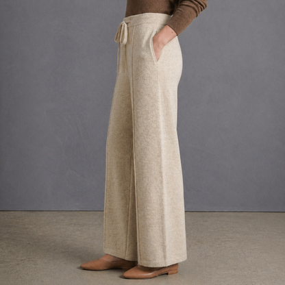 Lucia Cashmere Drawstring Pants