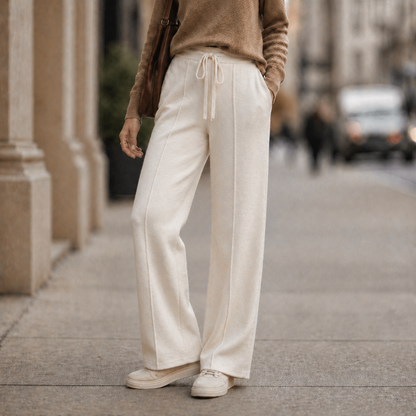 Lucia Cashmere Drawstring Pants