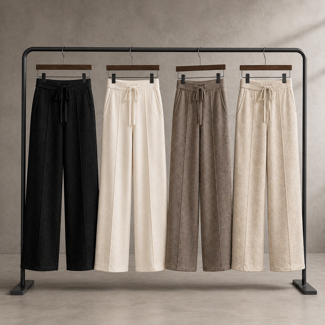 Lucia Cashmere Drawstring Pants
