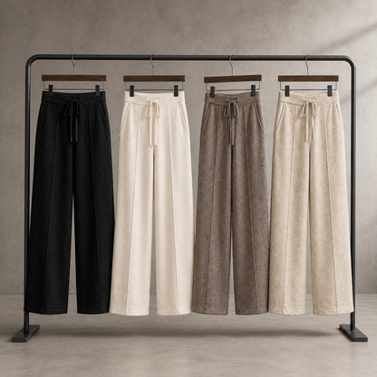 Lucia Cashmere Drawstring Pants