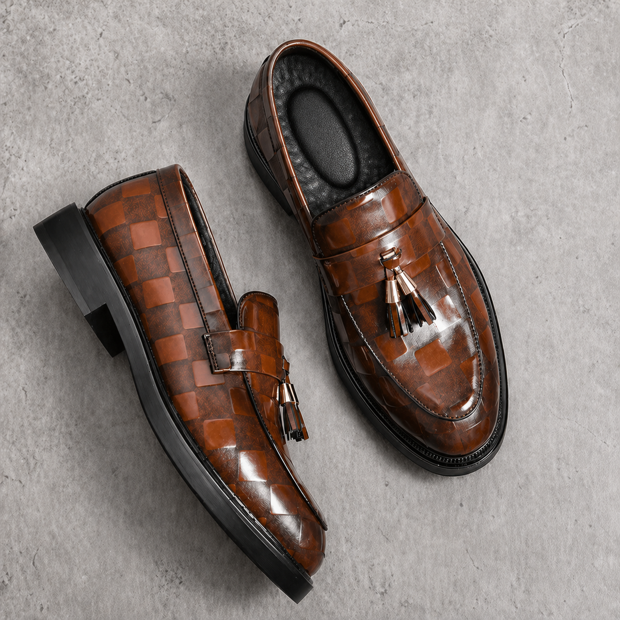 Montrose Leather Tassel Loafers