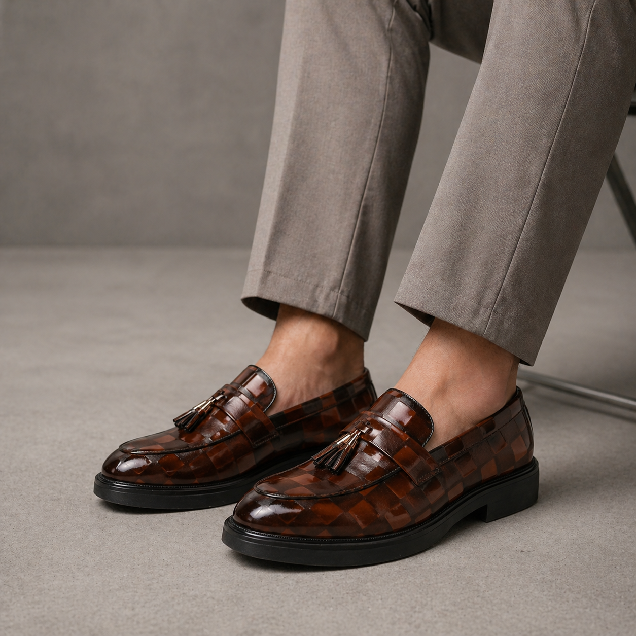Montrose Leather Tassel Loafers