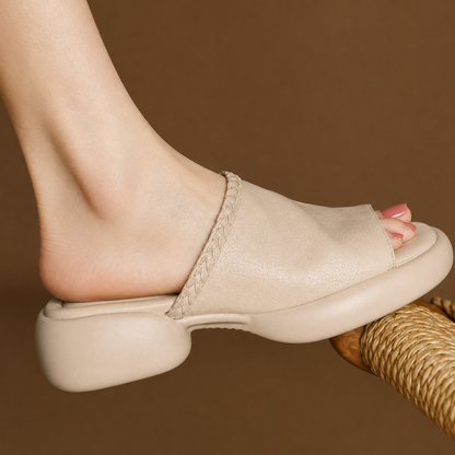 Aveline Genuine Leather Platform Sandals