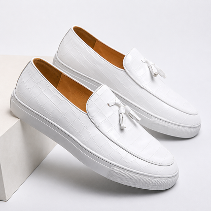 Feretti Leather Croc Sneakers