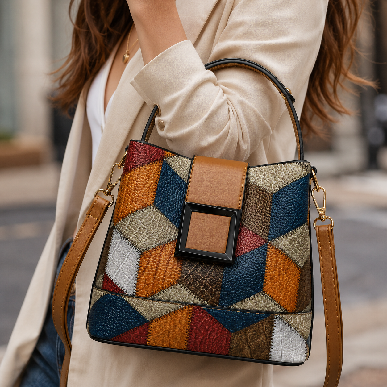 Elara Leather Handbag