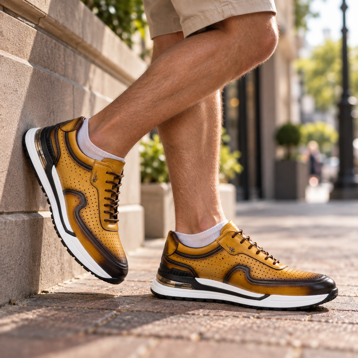 Montaro Genuine Leather Sneakers