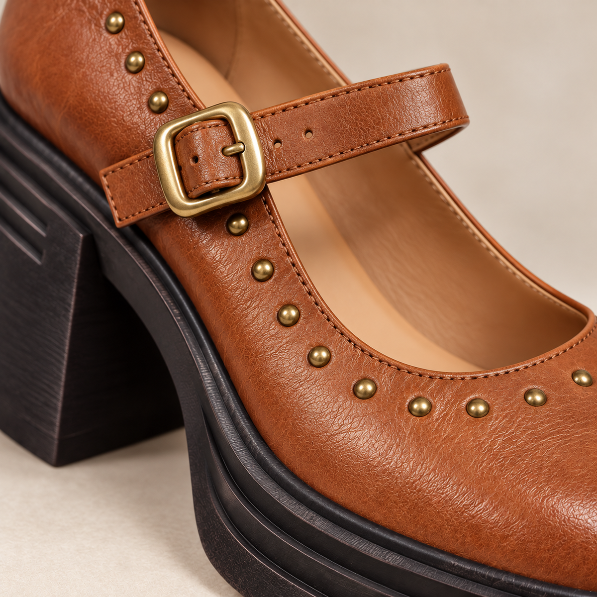 Serena Genuine Leather Mary Janes