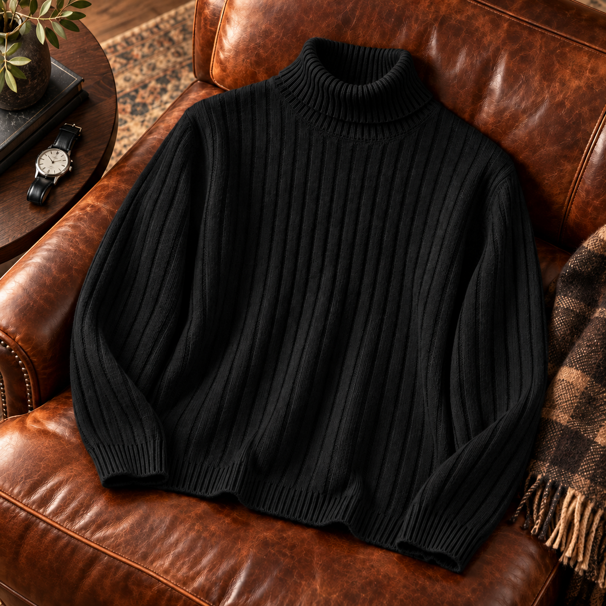Everett Merino Wool Turtleneck