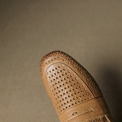 Adella Genuine Leather Mules