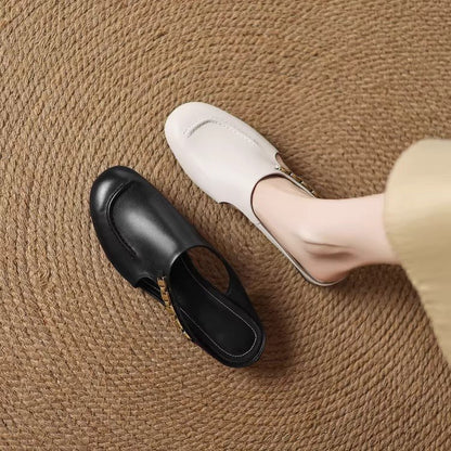 Selene Leather Mules