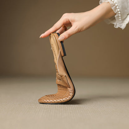 Adella Genuine Leather Mules
