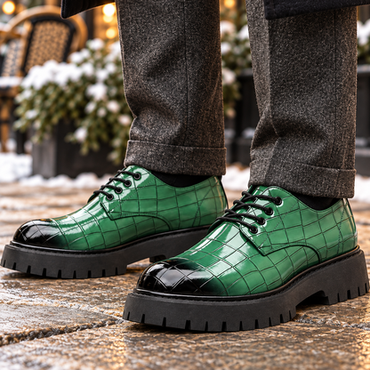 Hayes Leather Lug Sole Shoes