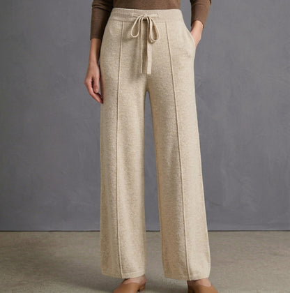Lucia Cashmere Drawstring Pants