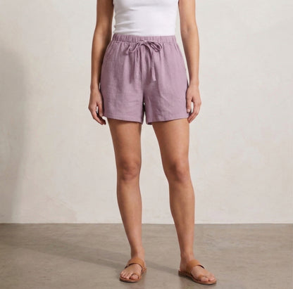Lucia Linen Drawstring Shorts