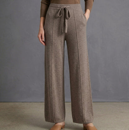 Lucia Cashmere Drawstring Pants