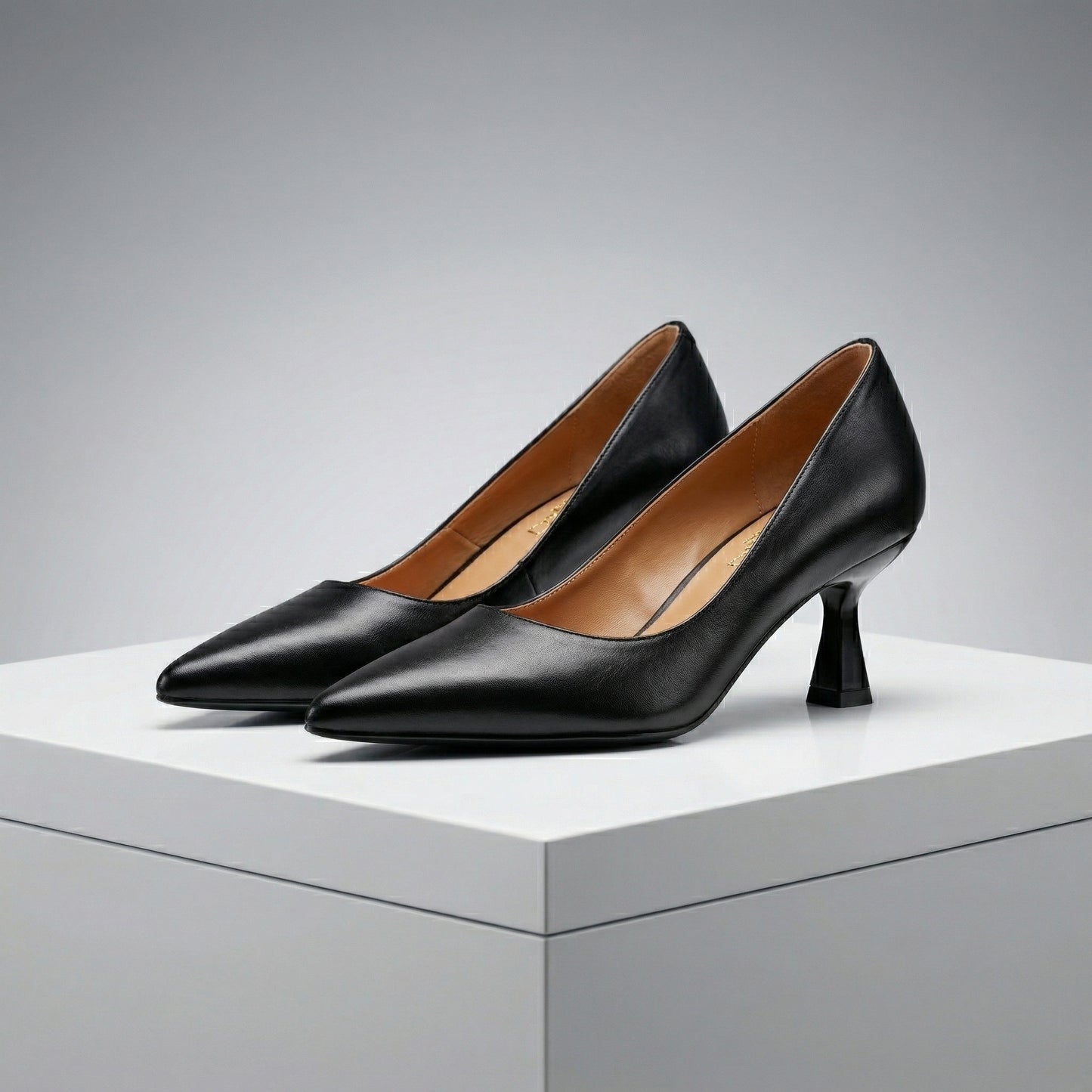 Lucia Genuine Leather Pointed Heels