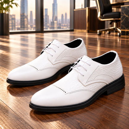 Alder Leather Croc Dress Shoes