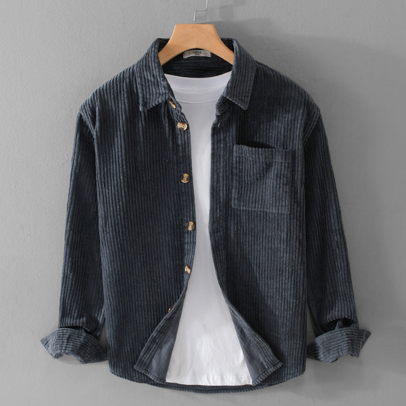Cavallo Corduroy Button-Up Shirt