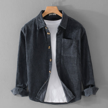 Cavallo Corduroy Button-Up Shirt