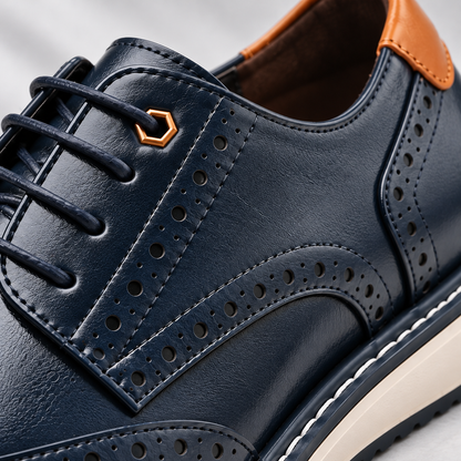 Alder Leather Brogue Shoes