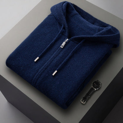 Everett Merino Wool Hooded Vest