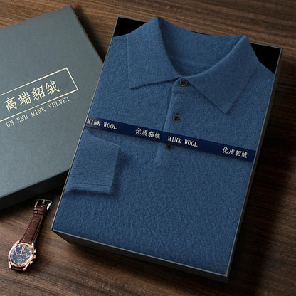 Cavallo Cashmere Longsleeve Polo